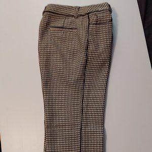 Herringbone Petite straight leg pants